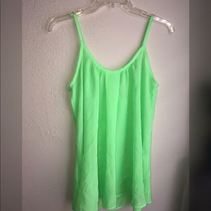 Sheer Lime Green Tunic